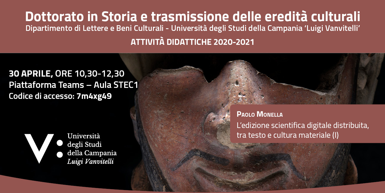 Università della Campania Luigi Vanvitelli, Italy, April 30, 2021
