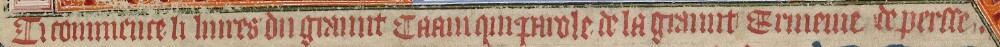 Cropped first line