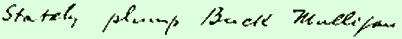 Un autografo di James Joyce